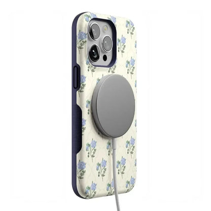 Vintage Garden | Blue Hydrangea Case iPhone Case get.casely