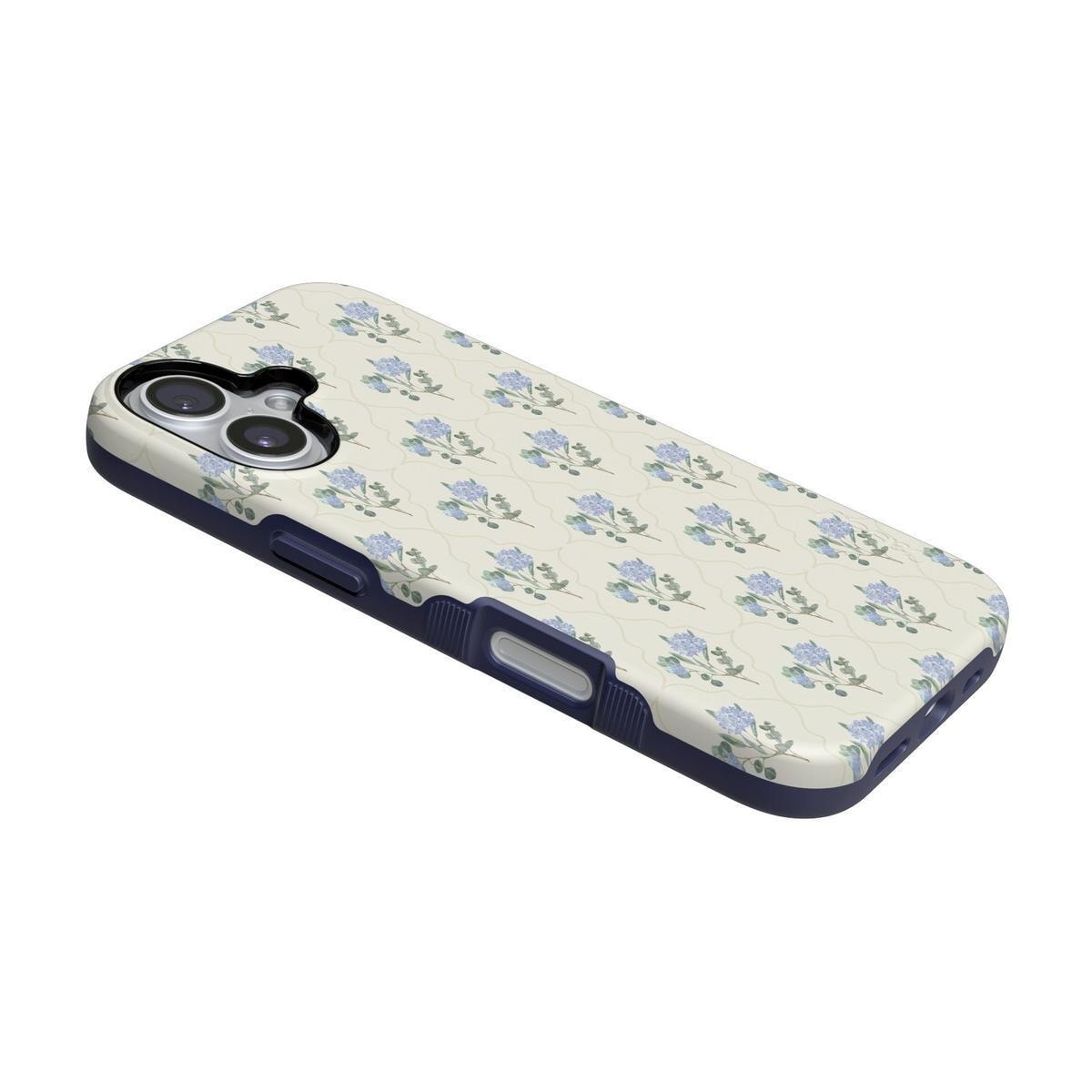Vintage Garden | Blue Hydrangea Case iPhone Case get.casely