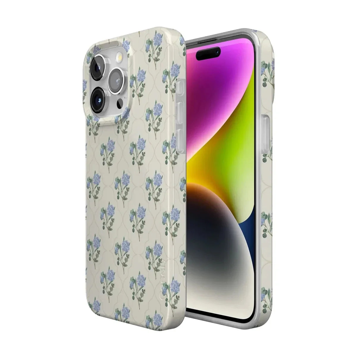 Vintage Garden | Blue Hydrangea Case iPhone Case get.casely