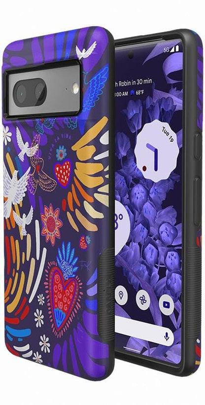Viva La Vida | Frida Kahlo Collage Floral Google Pixel Case Google Pixel Case get.casely