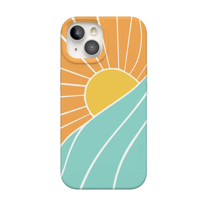 Waves & Rays | Sunshine Case iPhone Case get.casely Classic + MagSafe® iPhone 15