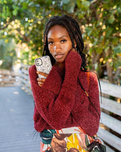 We're All Human | Minimal Face Art Case iPhone Case get.casely