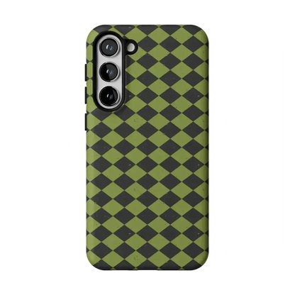 Wicked Hex | Green Checkered Case Phone Case get.casely Essential Galaxy S23 Plus