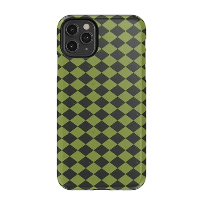 Wicked Hex | Green Checkered Case Phone Case get.casely Essential iPhone 11 Pro Max