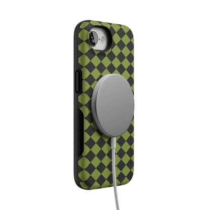 Wicked Hex | Green Checkered Case Phone Case get.casely