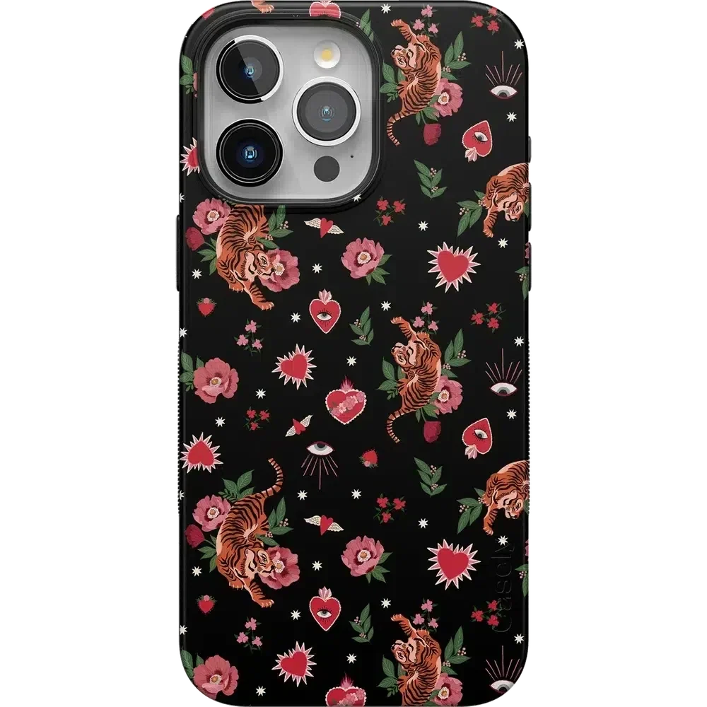 Wild at Heart | Tiger Case Phone Case Casetry Bold Flex + MagSafe® iPhone 15 Pro Max