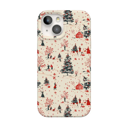 Winter Nostalgia | Vintage Holiday Case Phone Case Casetry Classic + MagSafe® iPhone 15