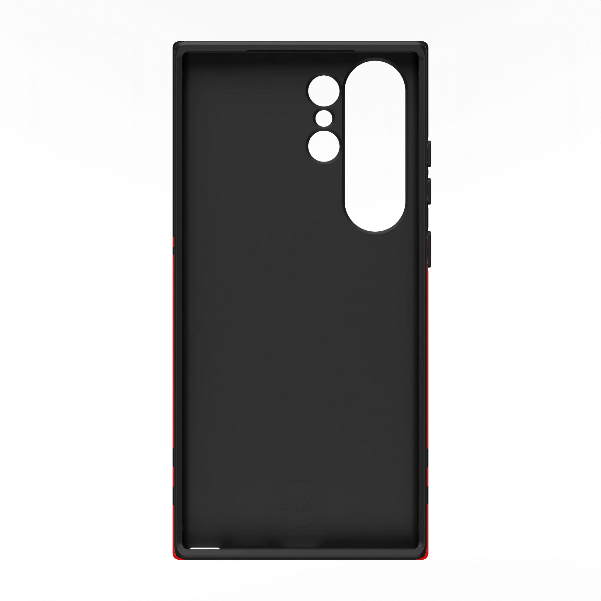 Storm Warning | Black & Red Stripes Case