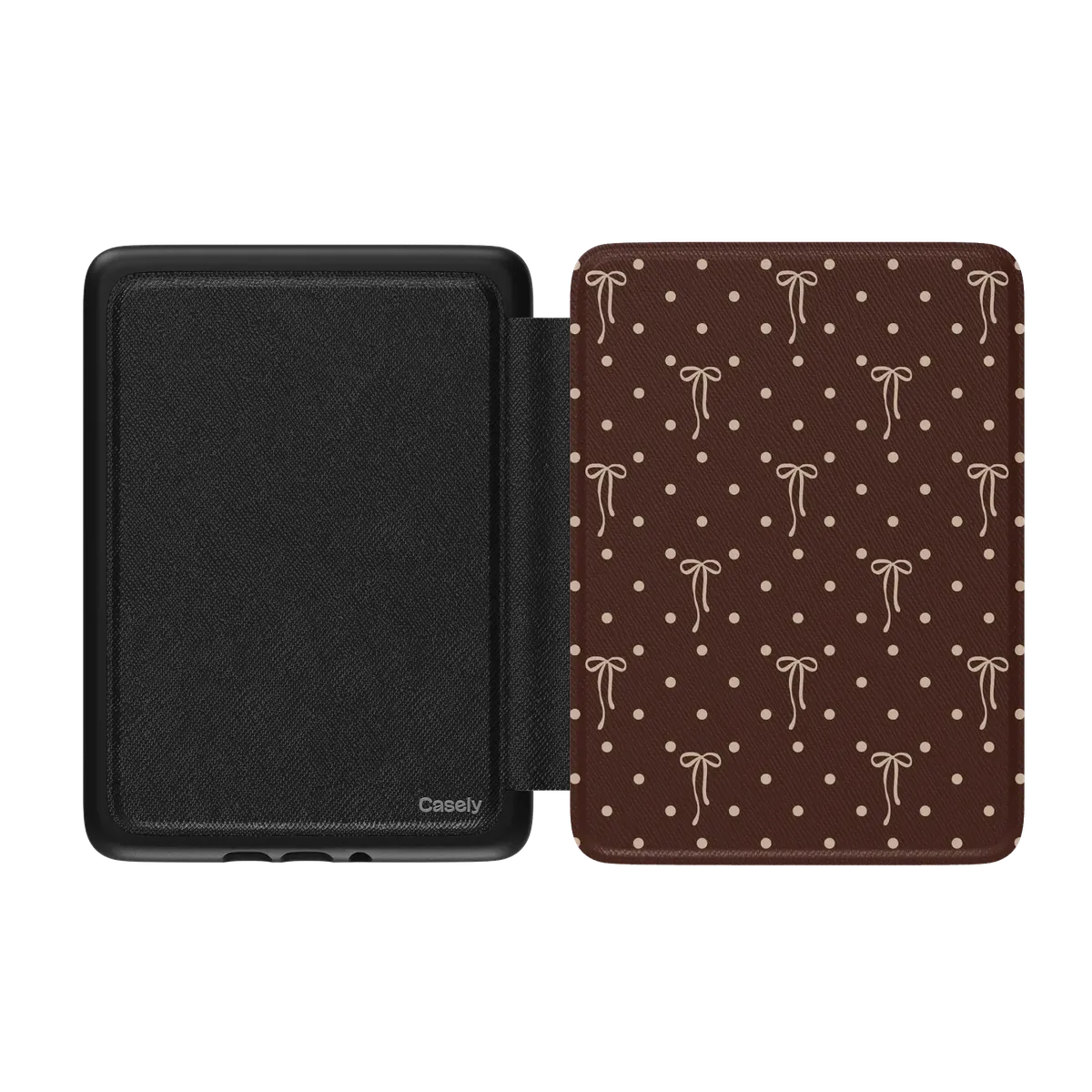 Teddy Bows | Brown Polka Dot Kindle Case