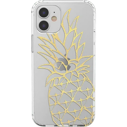 You're a Fine-Apple | Gold Pineapple Clear Case iPhone Case get.casely Classic iPhone 12 Mini