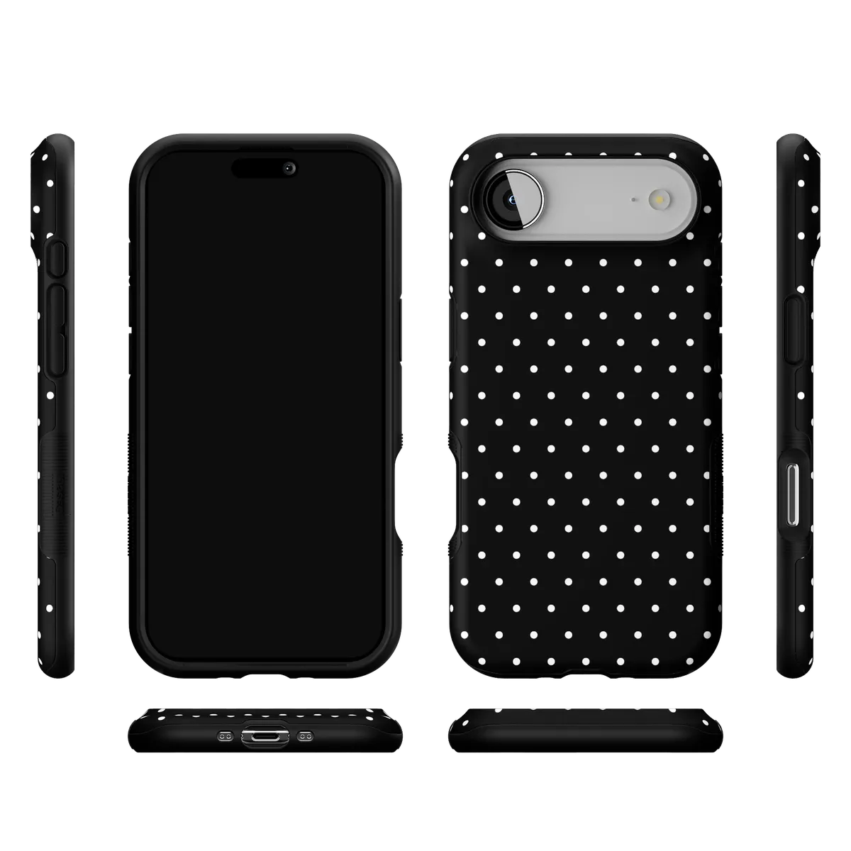 On the Dot | White Polka Dot Case