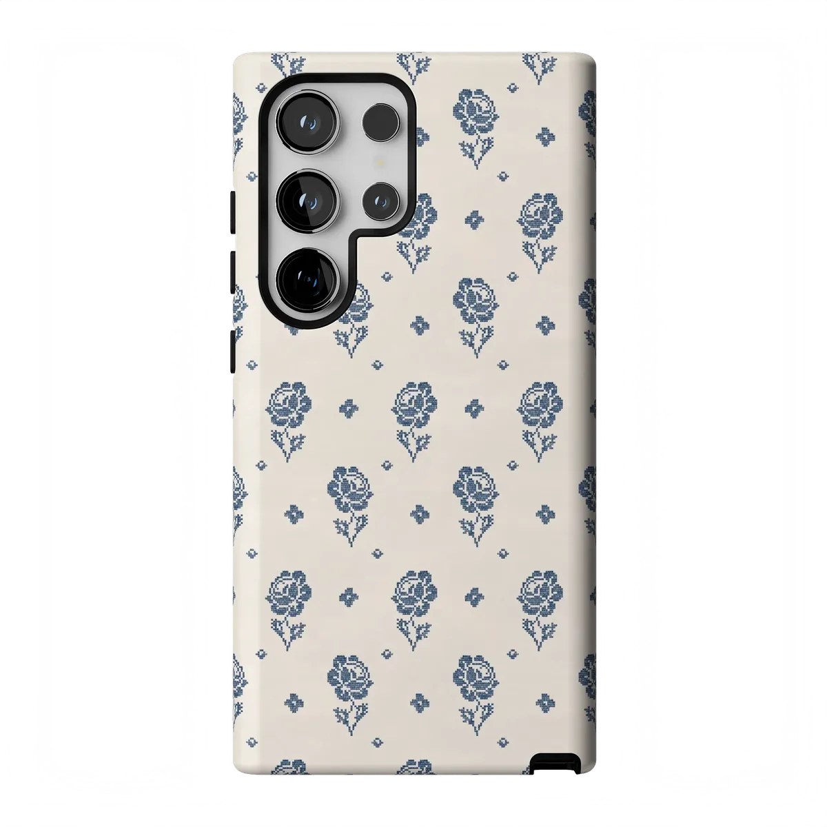 Seaside Stitch | Vintage Roses Case - Galaxy S24 Ultra